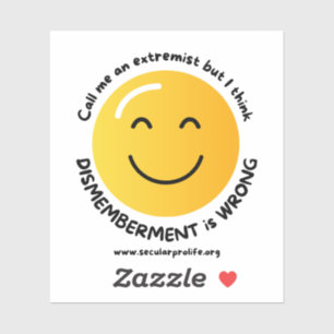 Noem me een extremist sticker