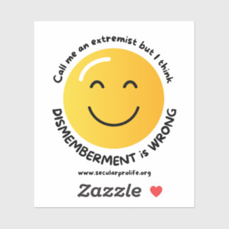 Noem me een extremist sticker