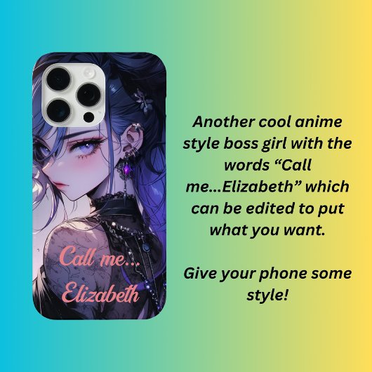 Noem me... Elizabeth Case-Mate iPhone Case