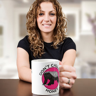Noem Me Geen Honing Roze Feministische Honingdas K Koffiemok