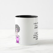 Noem me geen schatje, hersenloze twit mok (Midden)