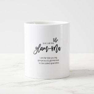 Noem me gewoon Glam-Ma Quote Extra Grote Mok