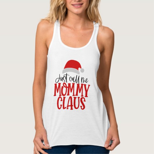Noem me gewoon mama Claus-56876 Tanktop (Voorkant)