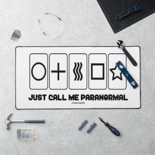 Noem me gewoon paranormale Zener Kaarten Bureaumat