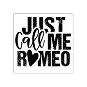 Noem me gewoon Romeo Rubberstempel (Afrduk)