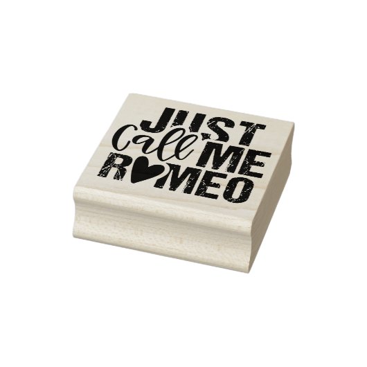 Noem me gewoon Romeo Rubberstempel (Stempel)