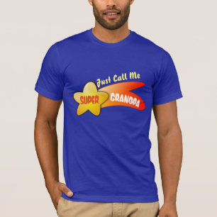 "Noem me gewoon Super Grandpa" & Shooting Star T-shirt