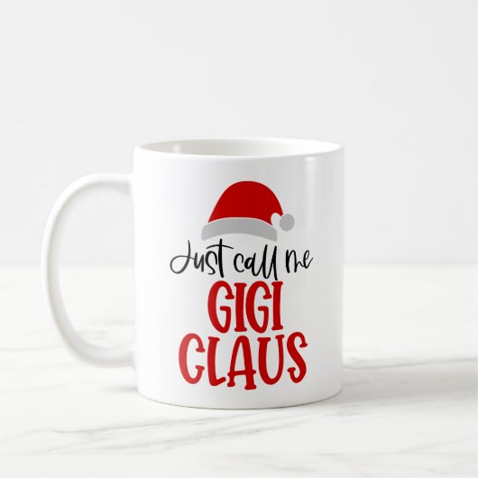 Noem me maar Gigi Claus-56374 Koffiemok (Links)