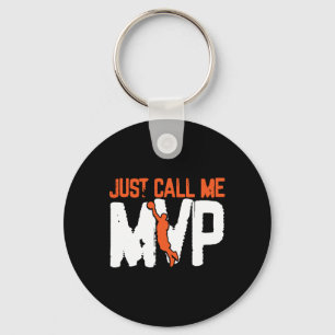 Noem me maar MVP Basketbalspeler Sleutelhanger