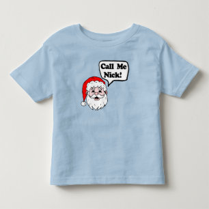 Noem me Nick Santa Kinder Shirts