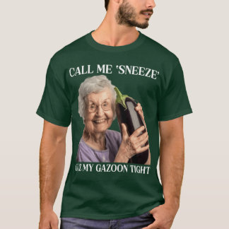 Noem me Niezen want mijn Gazoonight is grappig T-shirt