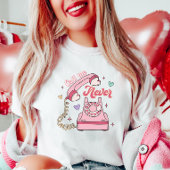 Noem me nooit, Retro Groovy Funny Valentijn T-shirt