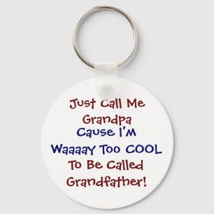 Noem me opa Cool opa Sleutelhanger