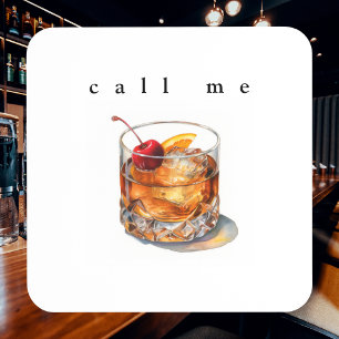 Noem me Oude Fashioned Drink Bier Onderzetter