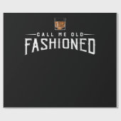 Noem me oude whiskey cadeaupapier (Vlak)