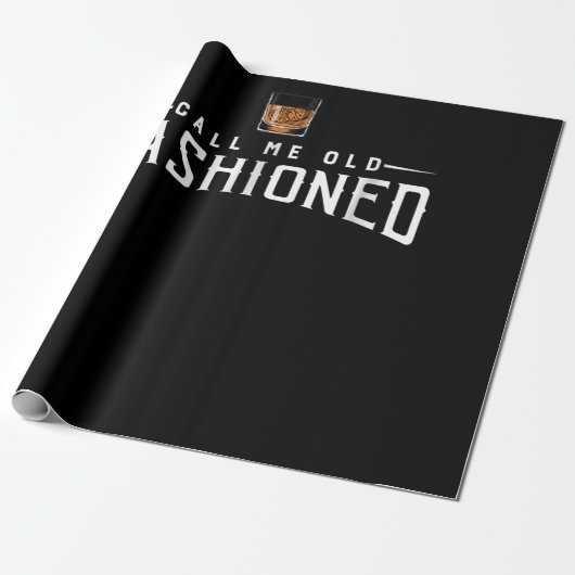 Noem me oude whiskey cadeaupapier (Uitgerold)
