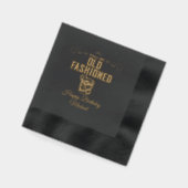 Noem me ouderwets cocktail verjaardagsfeestje folie servetten (Links)