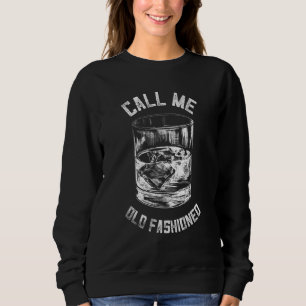 Noem me ouderwets Whiskey Grappig Vintage Bourbo Trui