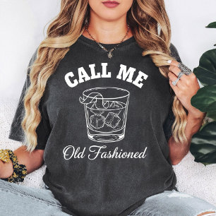Noem Me Ouderwetse Whiskeydrinker Cadeau T-shirt