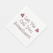 Noem me schatje servet (Hoek)