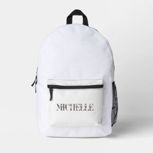Noem Michelle. Bedrukte Rugzak