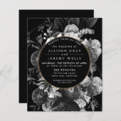 Noembrochure voor het huwelijk van zwarte en witte (Voorkant / Achterkant)