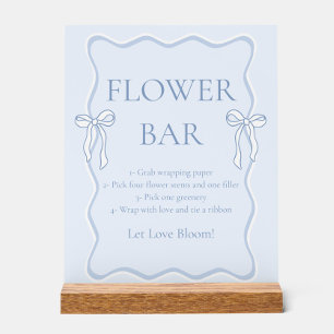 Noeud Bleu pour Attacher le Nœud Bar à Fleurs pour