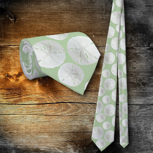 Nœud de cravate de mariage Sand Dollar Sage Green 