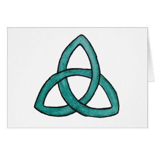 Noeud de trinité de turquoise