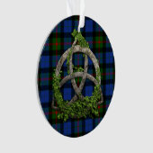 Noeud de trinité et tartan celtiques de Gunn de (devant)