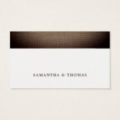 Nœud en jute rustique, Billet de tombola de couche (Dos)