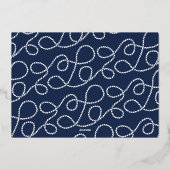 Noeud or Nautique Enregistrer la carte de date (Verso)