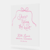 Noeud Rose Simple Mariage Shower (Angle)