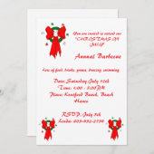 Nœud Rouge - Invitation (Devant / Derrière)