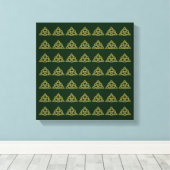 Nœud Trinity Toile Verte (Insitu (Plancher de Bois))
