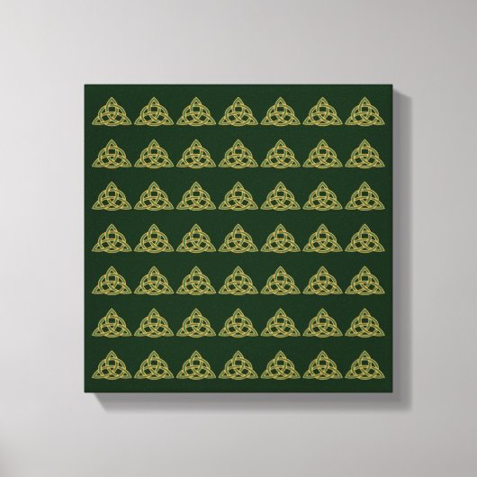 Nœud Trinity Toile Verte (Recto)