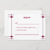 Nœuds Chinois Double Bonheur Réponse au Mariage (Devant / Derrière)