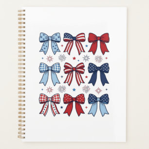 Nœuds Coquette Patriotique Design Vectoriel Vintag