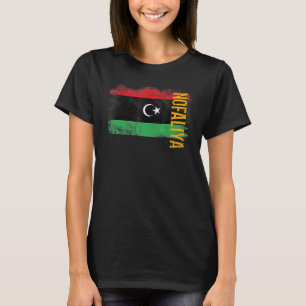 Nofaliya Libya vlag voor Libische Mannen Vrouwen K T-shirt