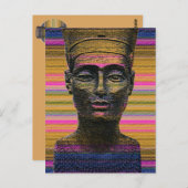 Nofretete Briefkaart (Voorkant / Achterkant)