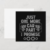 Nog één auto die ik beloof kaart (Voorkant / Achterkant)
