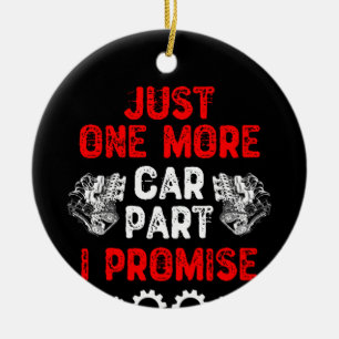 Nog één auto die ik beloof keramisch ornament