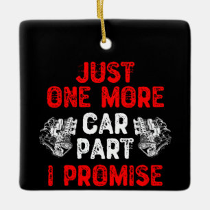 Nog één auto die ik beloof keramisch ornament