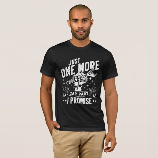 Nog één auto-onderdeel dat ik beloof: enthousiaste t-shirt (Voorkant volledig)