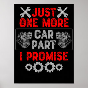 Nog één auto-onderdeel I-belofte Poster