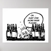 nog een biertje , koele drink cartoon