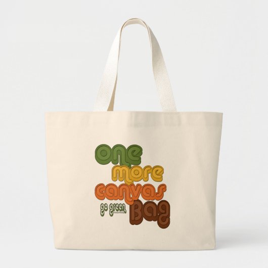 Nog een Canvas Bag Chunky Grote Tote Bag (Voorkant)