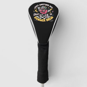Nog een dag dichter bij de zomervakantie leraar golfheadcover