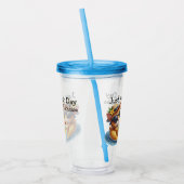 Nog een dag in het paradijs acryl drinkbeker (Links)