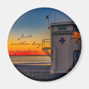 Nog een dag in het paradijs - Fridge magnet Magneet